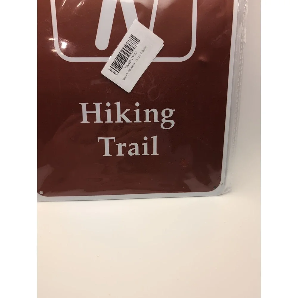 Hiking Trail-Steel‎ Decor Sign 12x8